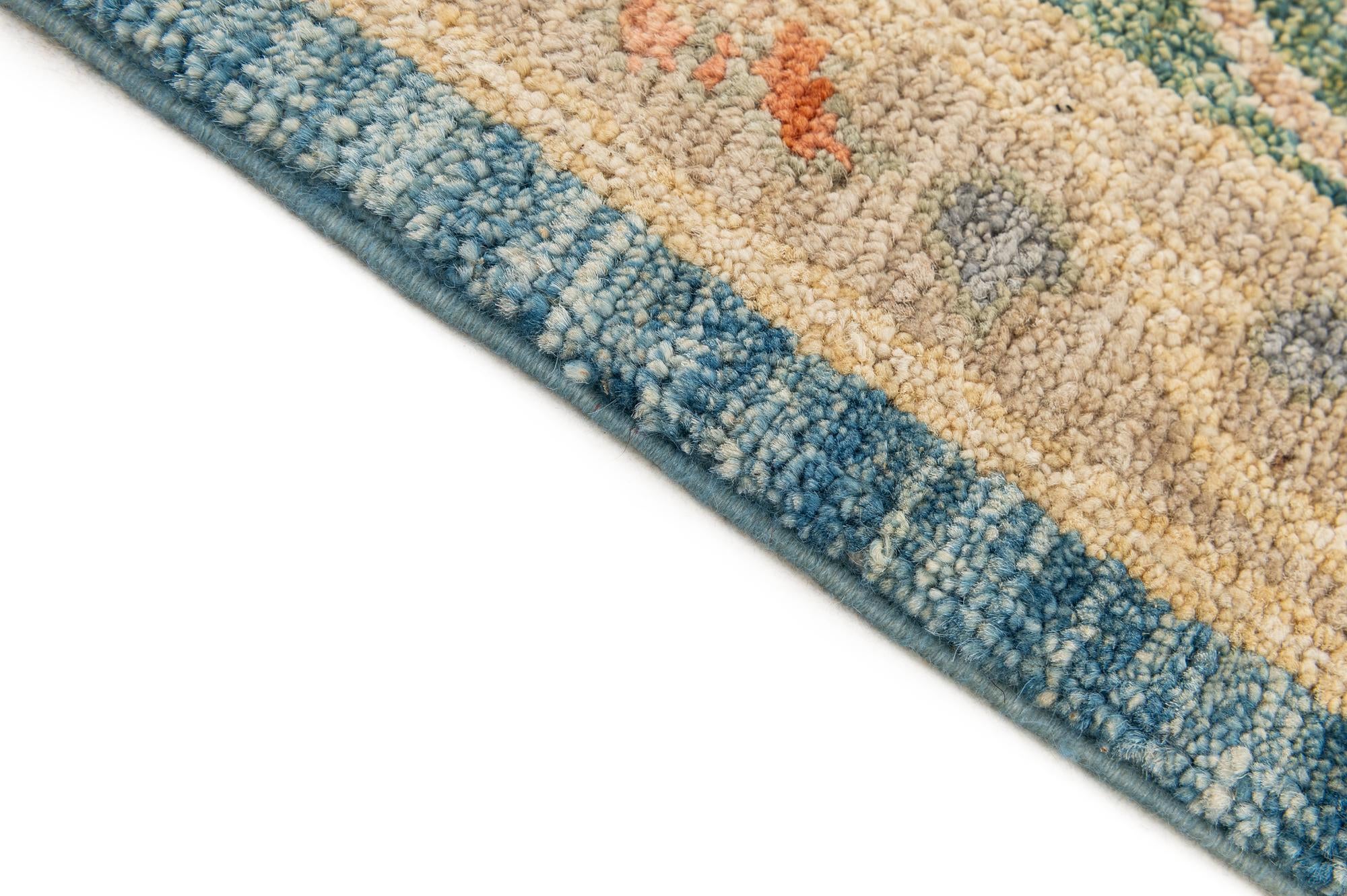 8' x 10' 2 Hand Knotted Oushak Wool Rug