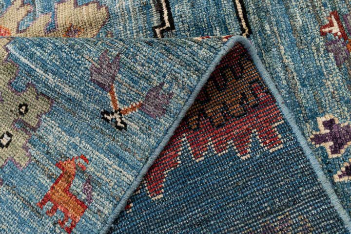 8' 3 x 10' 1 Hand Knotted Oushak Wool Rug