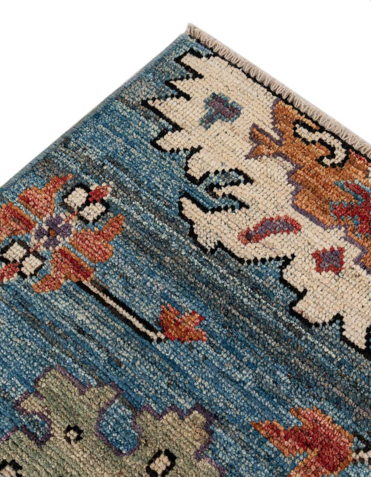 Detail image of 8' 3 x 10' 1  Hand Knotted Oushak Wool Rug