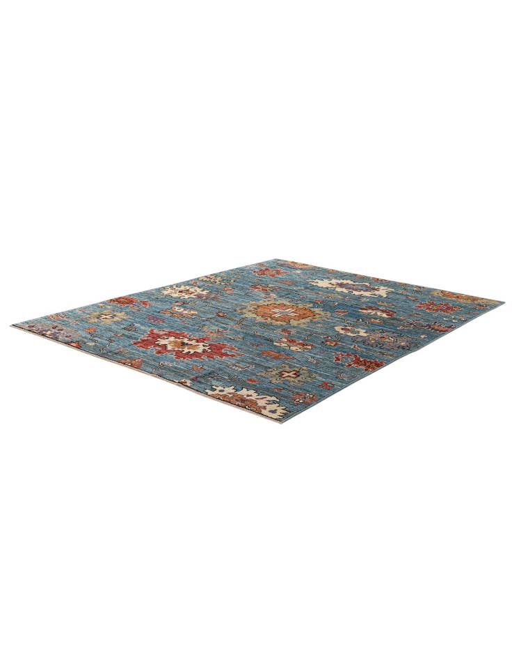 Detail image of 8' 3 x 10' 1 Hand Knotted Oushak Wool Rug