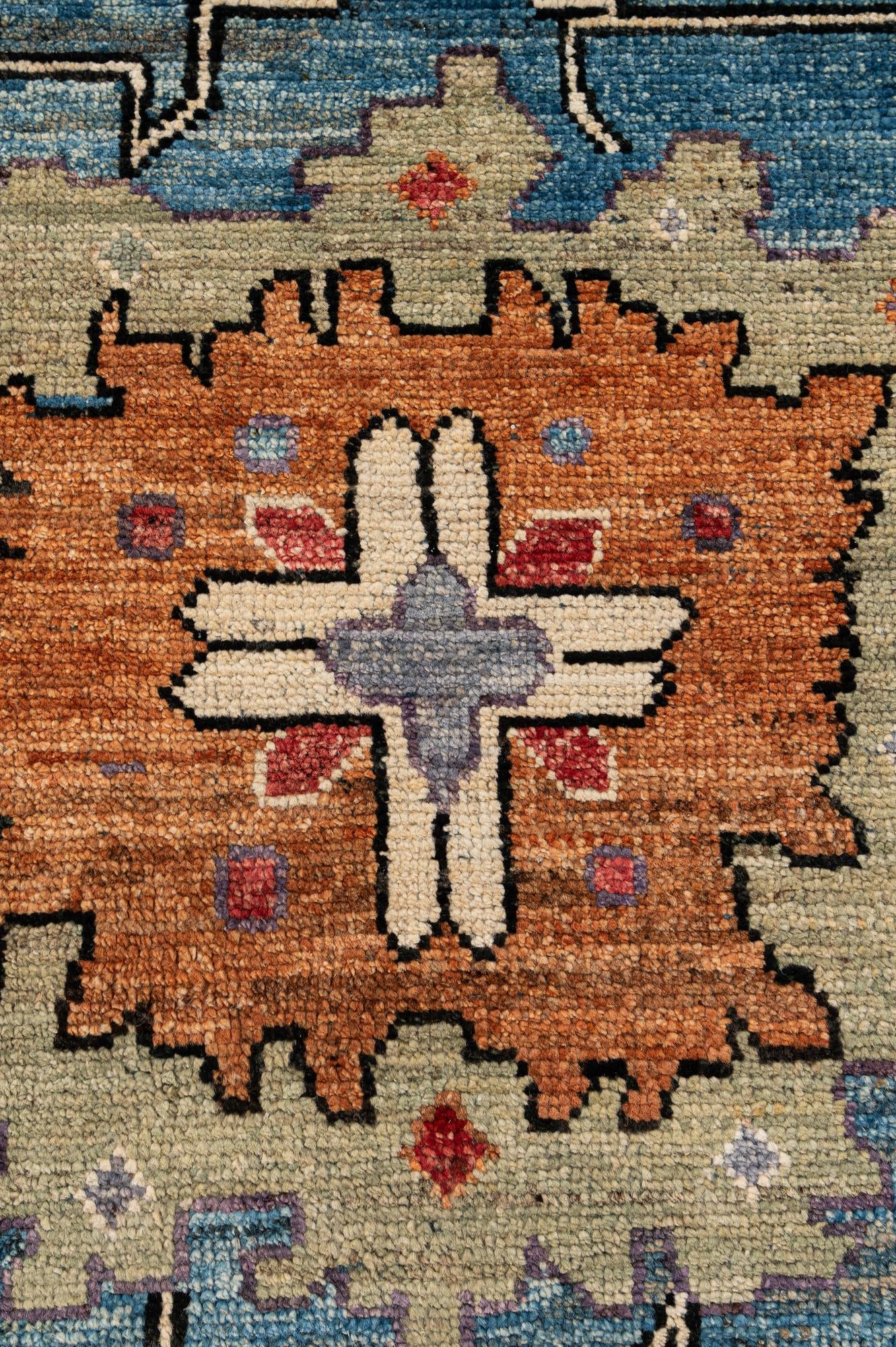 8' 3 x 10' 1 Hand Knotted Oushak Wool Rug