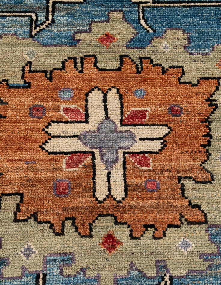 Detail image of 8' 3 x 10' 1  Hand Knotted Oushak Wool Rug