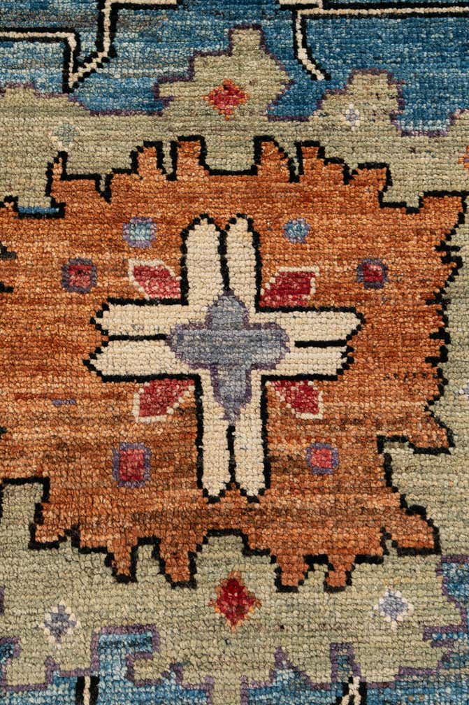 8' 3 x 10' 1 Hand Knotted Oushak Wool Rug