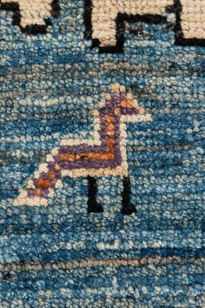 8' 3 x 10' 1 Hand Knotted Oushak Wool Rug