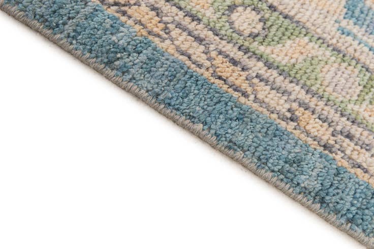 Detail image of 9' 4 x 11' 9 Hand Knotted Oushak Wool Rug