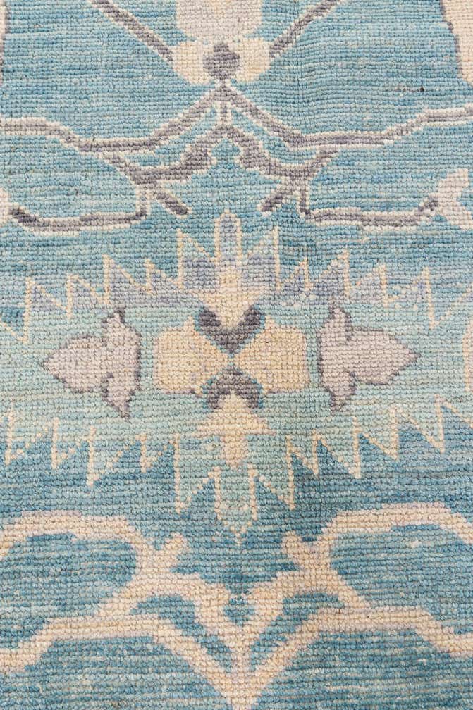 9' 4 x 11' 9 Hand Knotted Oushak Wool Rug