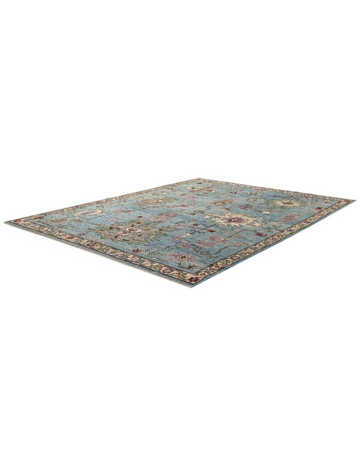 Detail image of 10' 3 x 13' 9 Hand Knotted Oushak Wool Rug