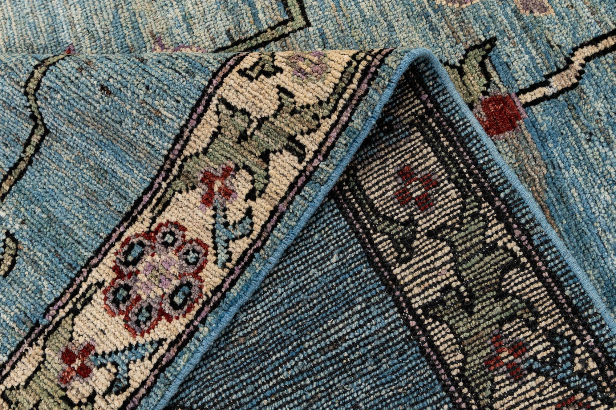 10' 3 x 13' 9 Hand Knotted Oushak Wool Rug