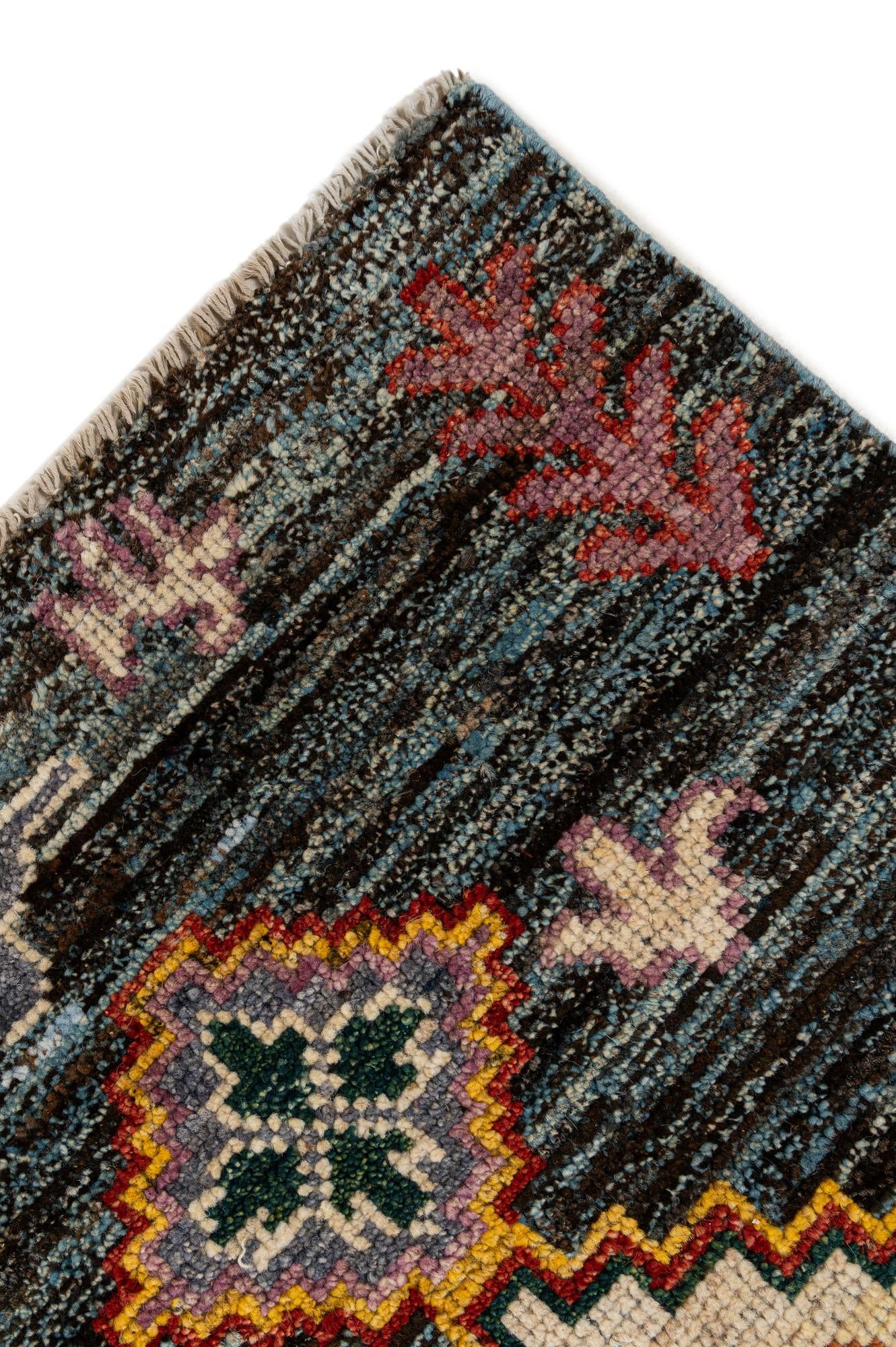 10' 7 x 13' 11 Hand Knotted Oushak Wool Rug