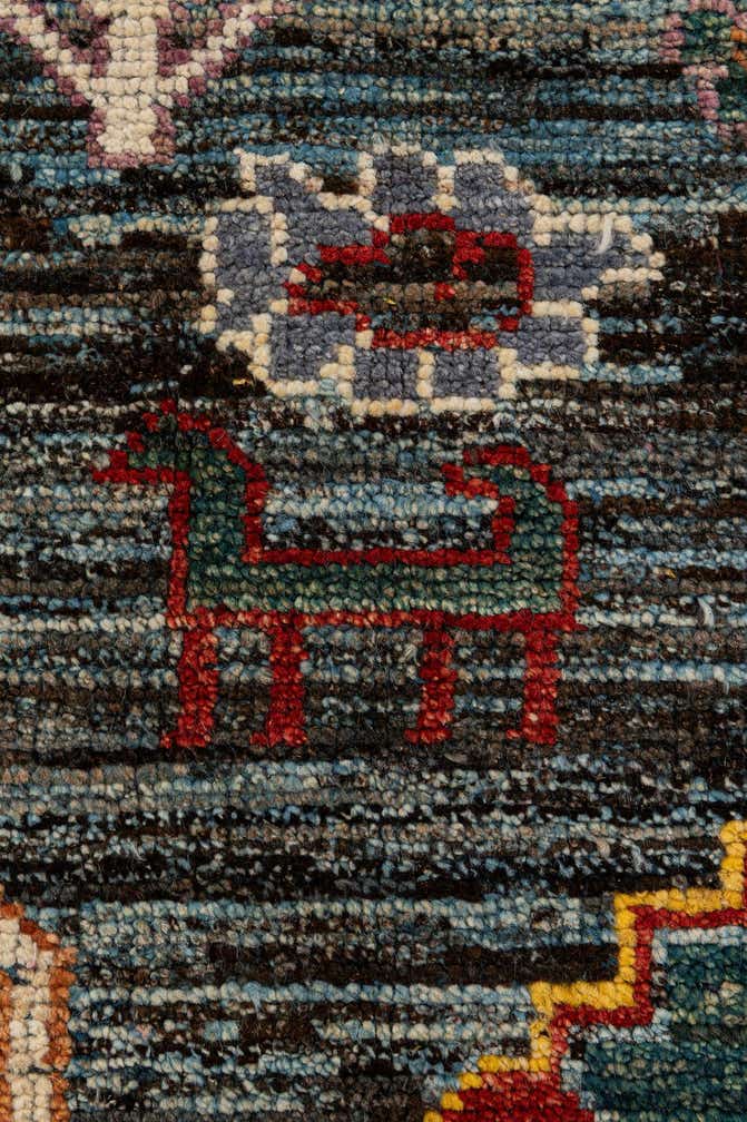 10' 7 x 13' 11 Hand Knotted Oushak Wool Rug
