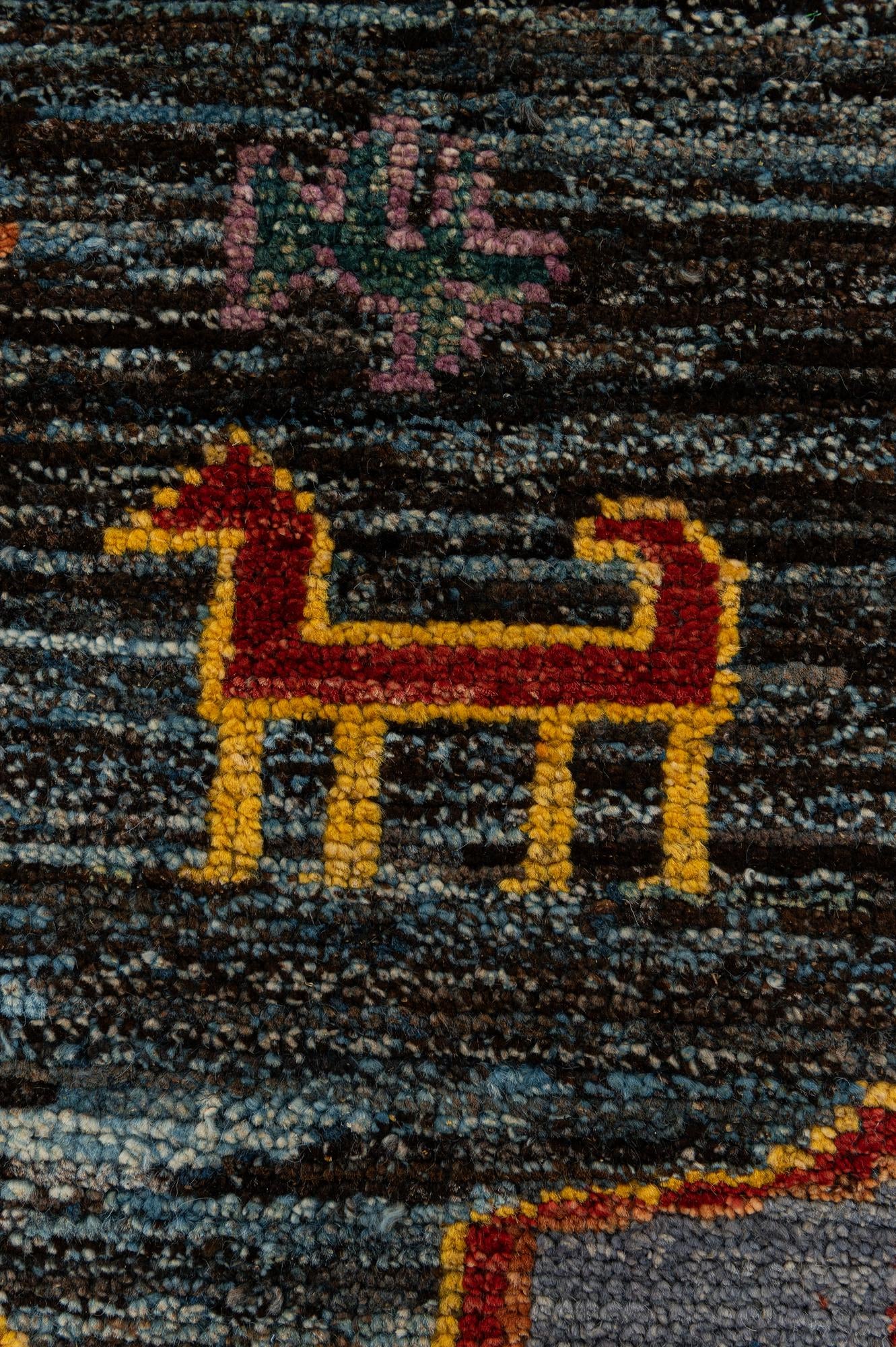 10' 7 x 13' 11 Hand Knotted Oushak Wool Rug