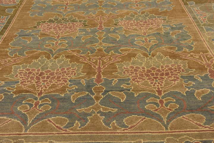10' 5 x 15' 7 Hand Knotted Oushak Wool Rug
