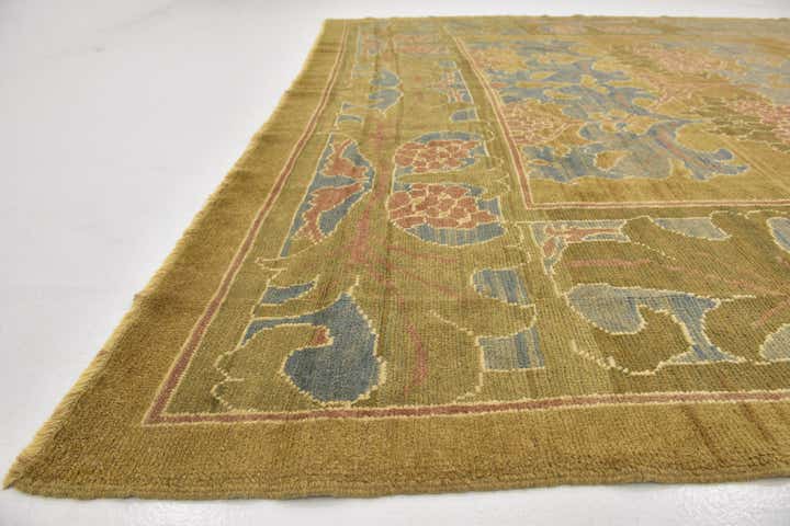 10' 5 x 15' 7 Hand Knotted Oushak Wool Rug