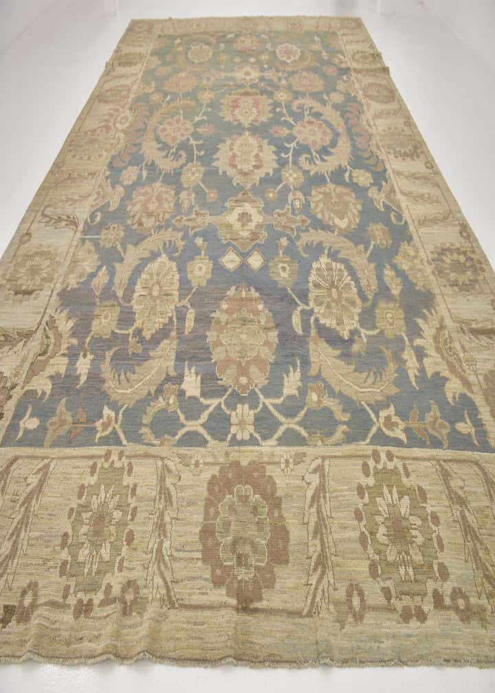 12' 9 x 18' 8 Hand Knotted Oushak Rug