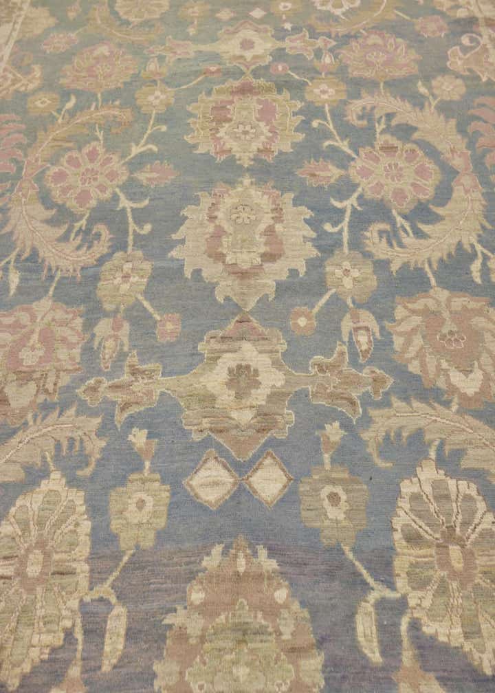 12' 9 x 18' 8 Hand Knotted Oushak Rug