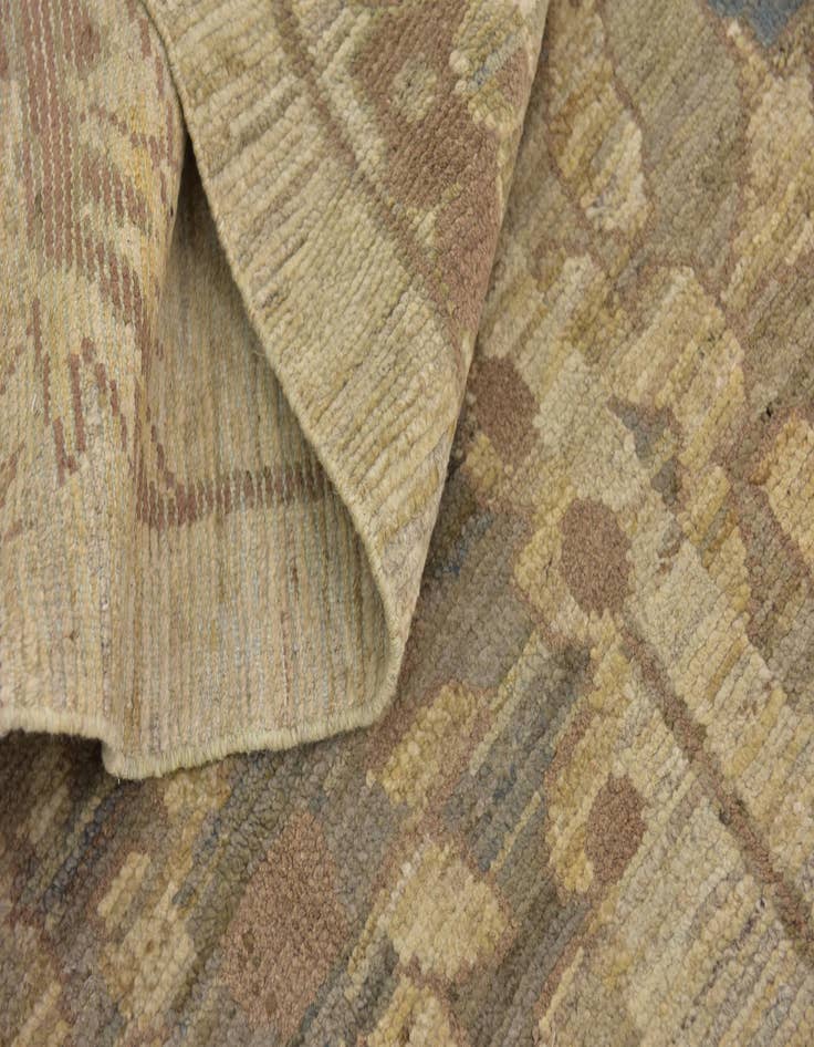 Detail image of 12' 9 x 18' 8  Hand Knotted Oushak Rug