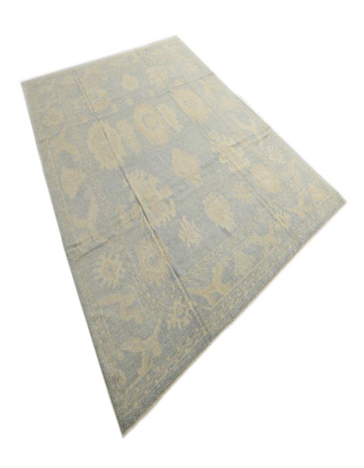 Detail image of 9' x 11' 1 Hand Knotted Oushak Wool Rug