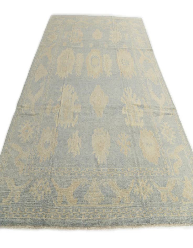 Detail image of 9' x 11' 1  Hand Knotted Oushak Wool Rug