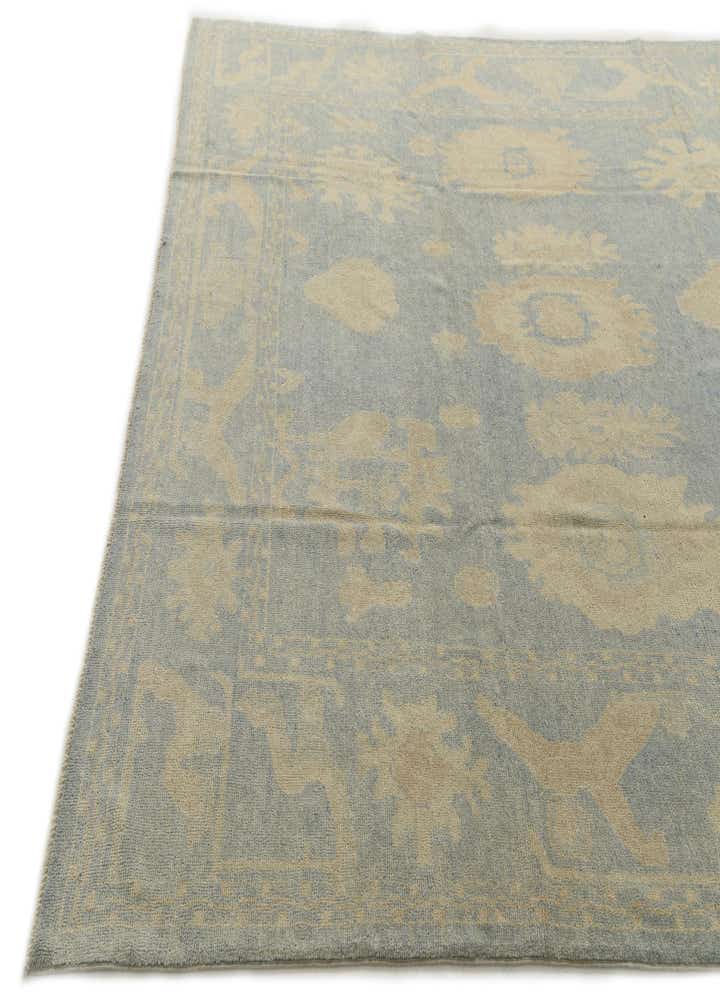 9' x 11' 1 Hand Knotted Oushak Wool Rug
