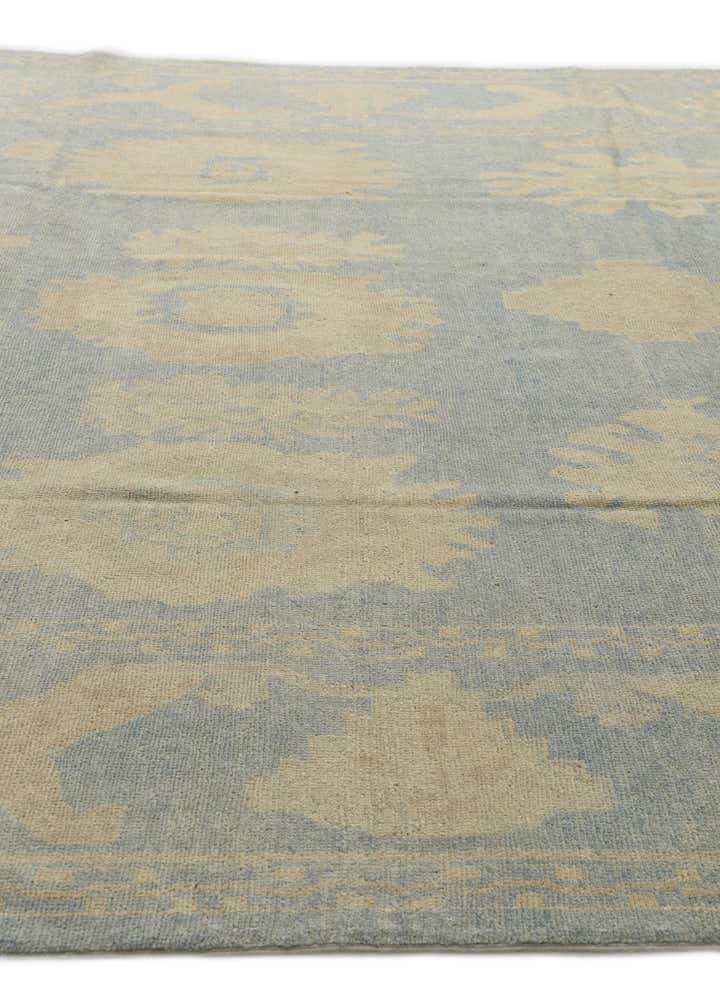 9' x 11' 1 Hand Knotted Oushak Wool Rug