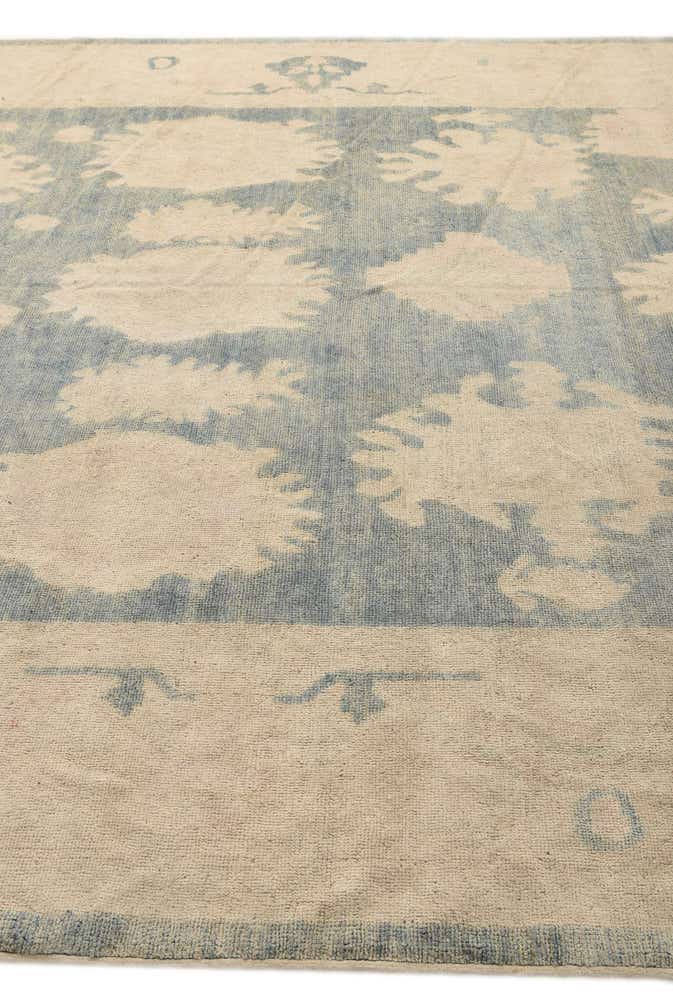 9' 2 x 11' 3 Hand Knotted Oushak Wool Rug