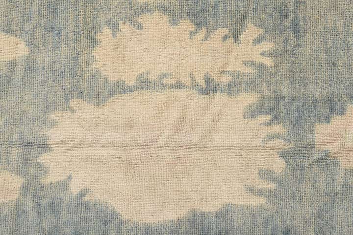 9' 2 x 11' 3 Hand Knotted Oushak Wool Rug