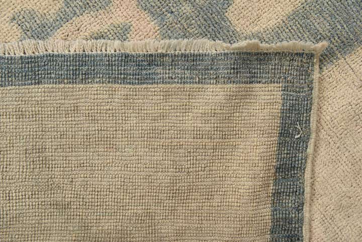 9' 2 x 11' 3 Hand Knotted Oushak Wool Rug