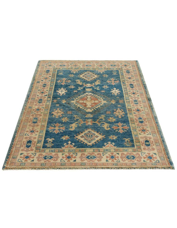 Detail image of 3' 4 x 4' 10 Hand Knotted Oushak Wool Rug