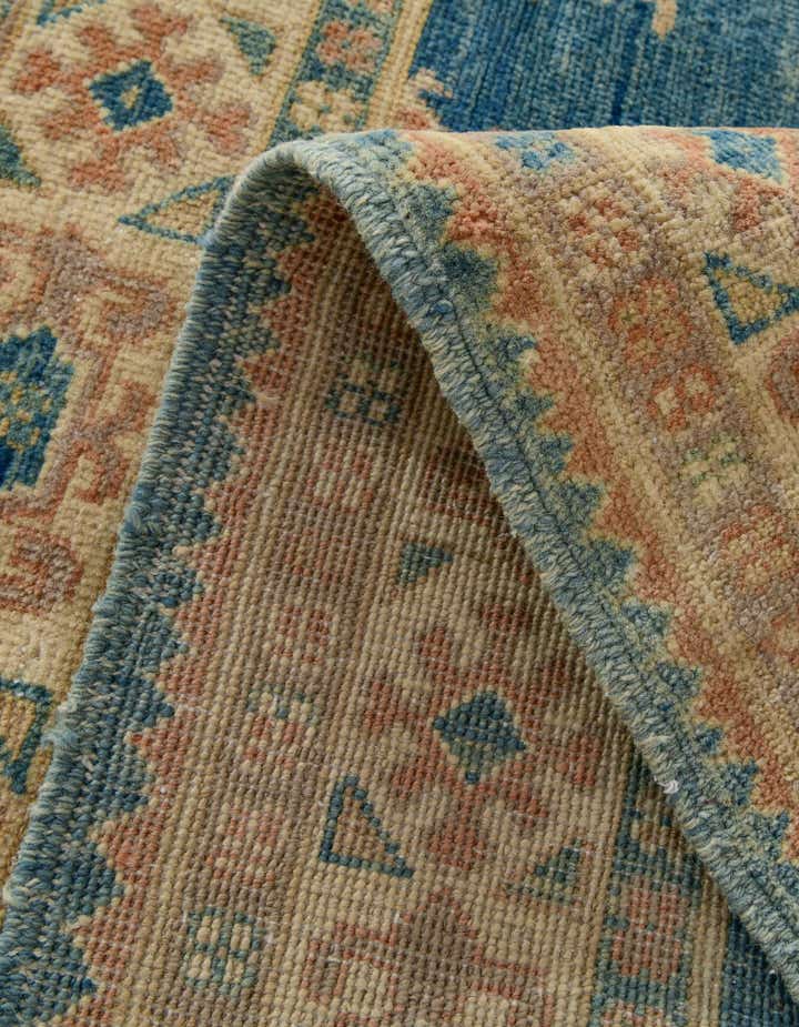 3' 4 x 4' 10 Hand Knotted Oushak Wool Rug