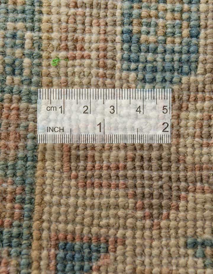 3' 4 x 4' 10 Hand Knotted Oushak Wool Rug