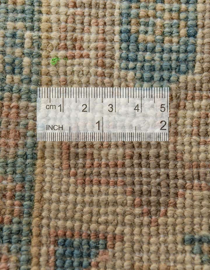 3' 4 x 4' 10 Hand Knotted Oushak Wool Rug