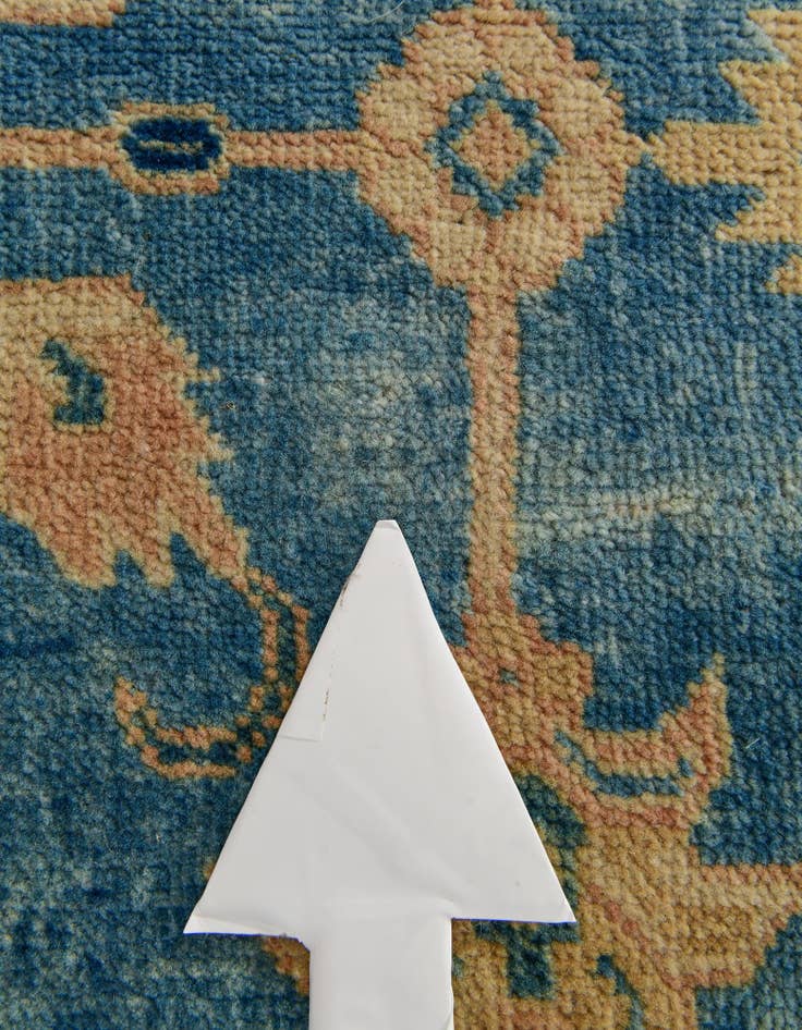 Detail image of 5' 2 x 7' 10  Hand Knotted Oushak Wool Rug