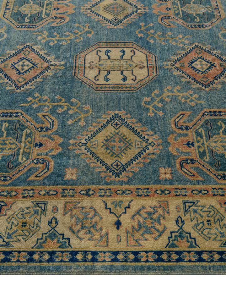 6' 1 x 8' 11 Hand Knotted Oushak Wool Rug