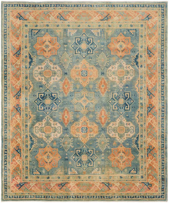 8' 3 x 9' 11 Oushak Wool Rug