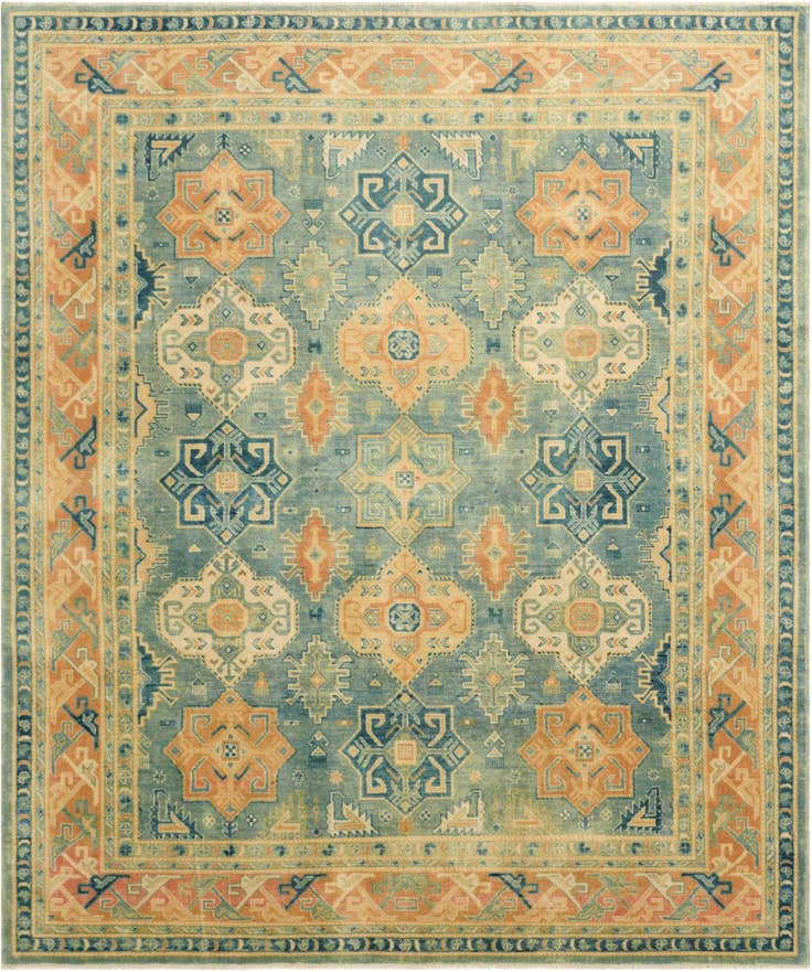 Detail image of 8' 3 x 9' 11 Oushak Wool Rug