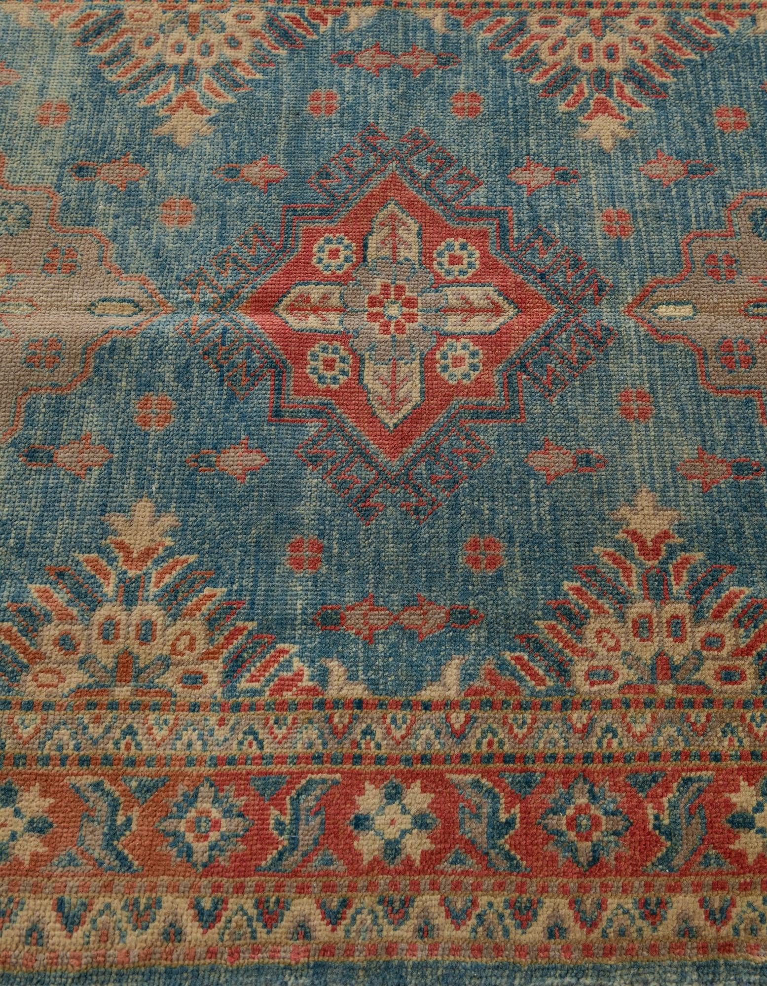 3' 3 x 4' 8 Hand Knotted Oushak Wool Rug
