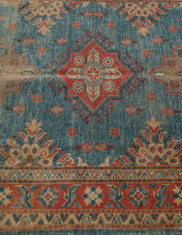 Detail image of 3' 3 x 4' 8 Hand Knotted Oushak Wool Rug