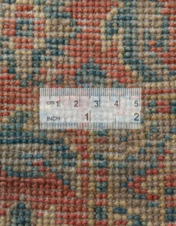 Detail image of 3' 3 x 4' 8 Hand Knotted Oushak Wool Rug