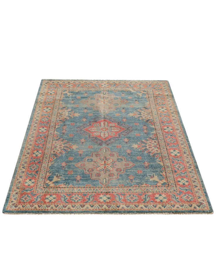 Detail image of 3' 3 x 4' 8 Hand Knotted Oushak Wool Rug
