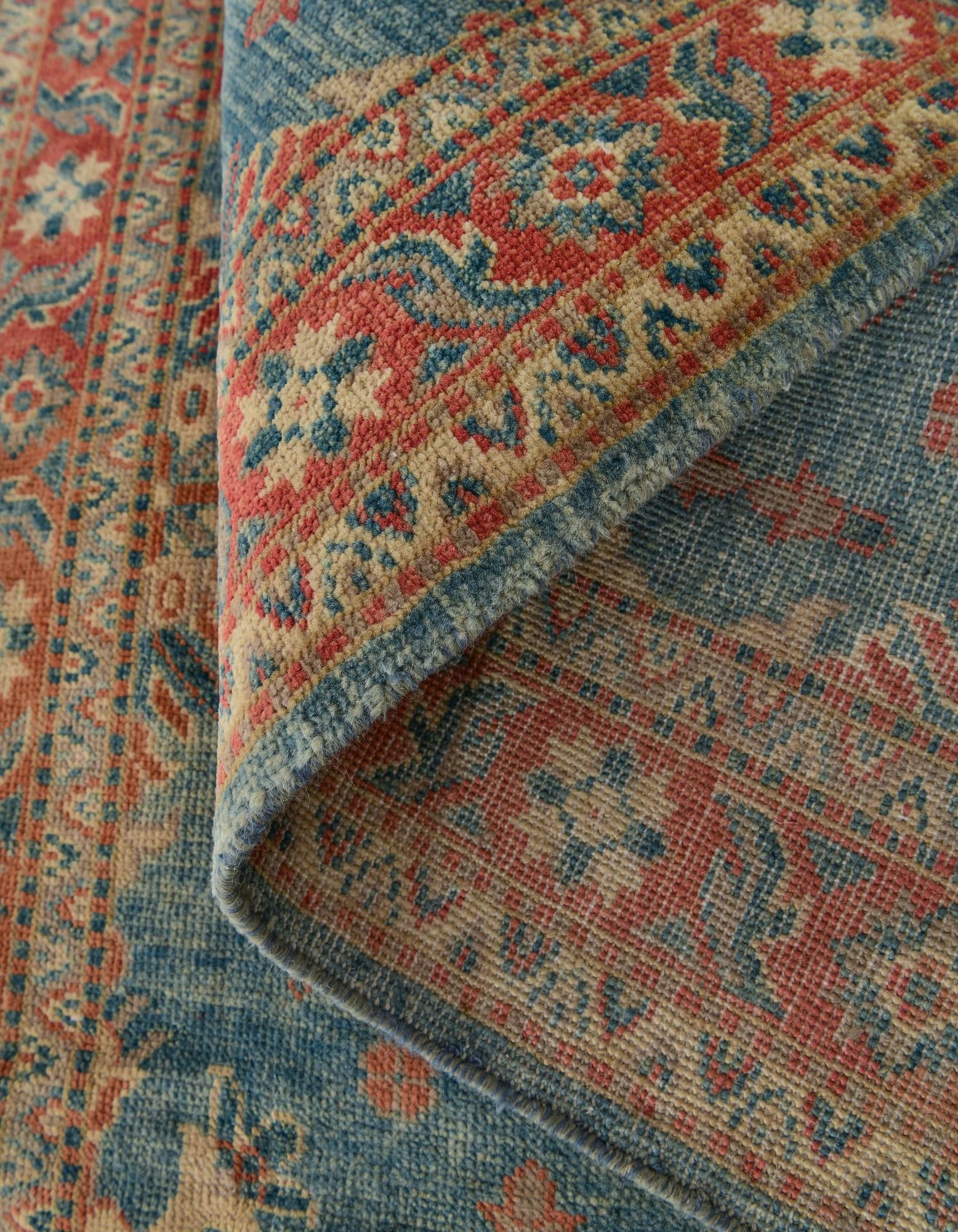 3' 3 x 4' 8 Hand Knotted Oushak Wool Rug