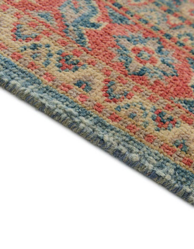Detail image of 3' 3 x 4' 8 Hand Knotted Oushak Wool Rug