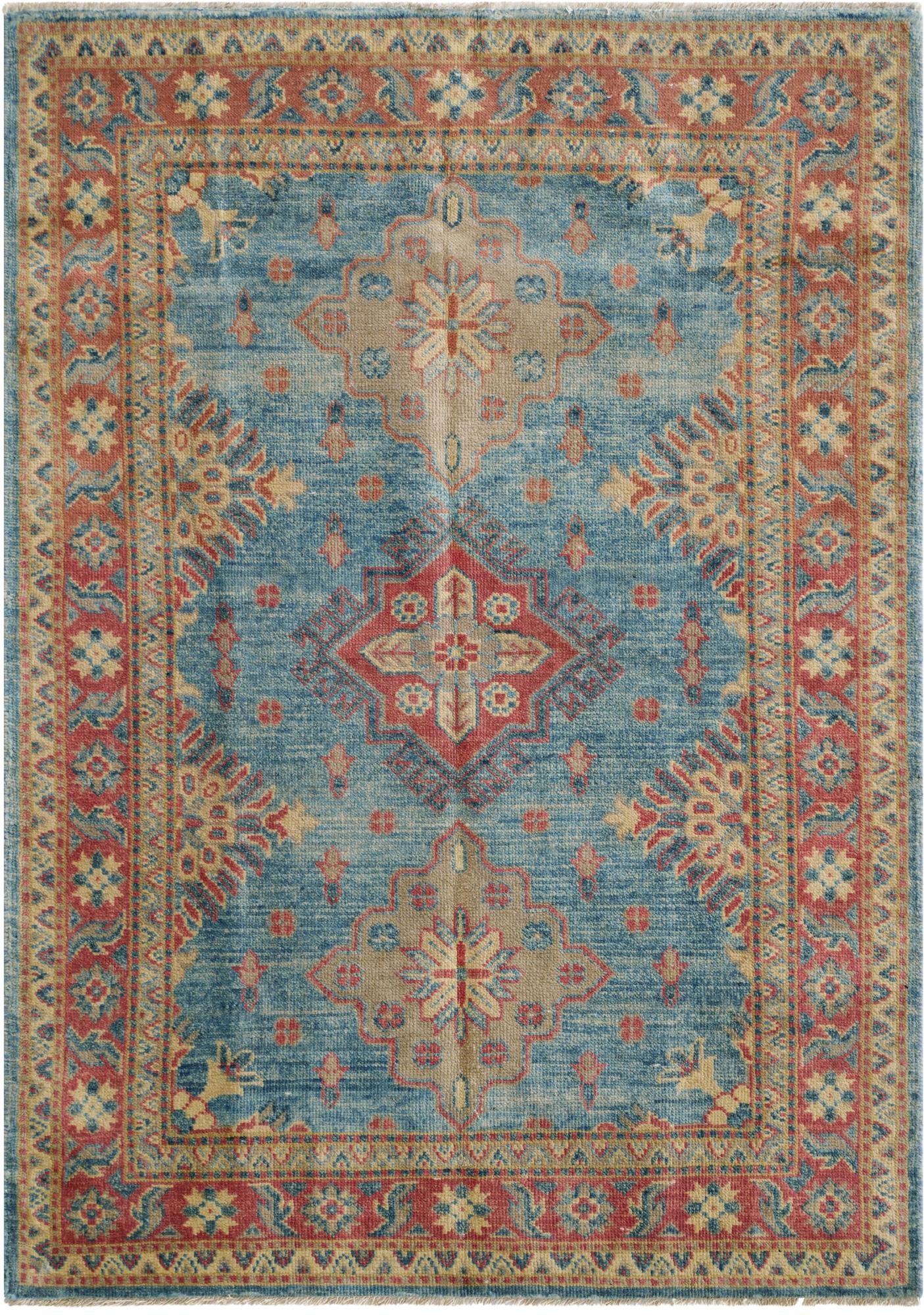 3' 3 x 4' 8  Hand Knotted Oushak Wool Rug