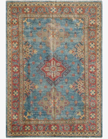 3' 3 x 4' 8 Hand Knotted Oushak Wool Rug