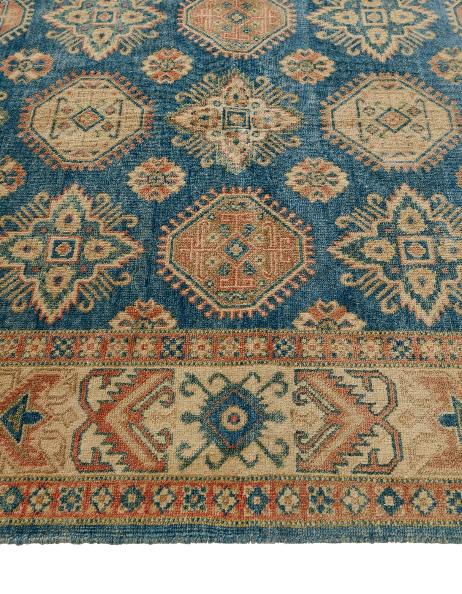 4' 11 x 6' 6 Hand Knotted Oushak Wool Rug