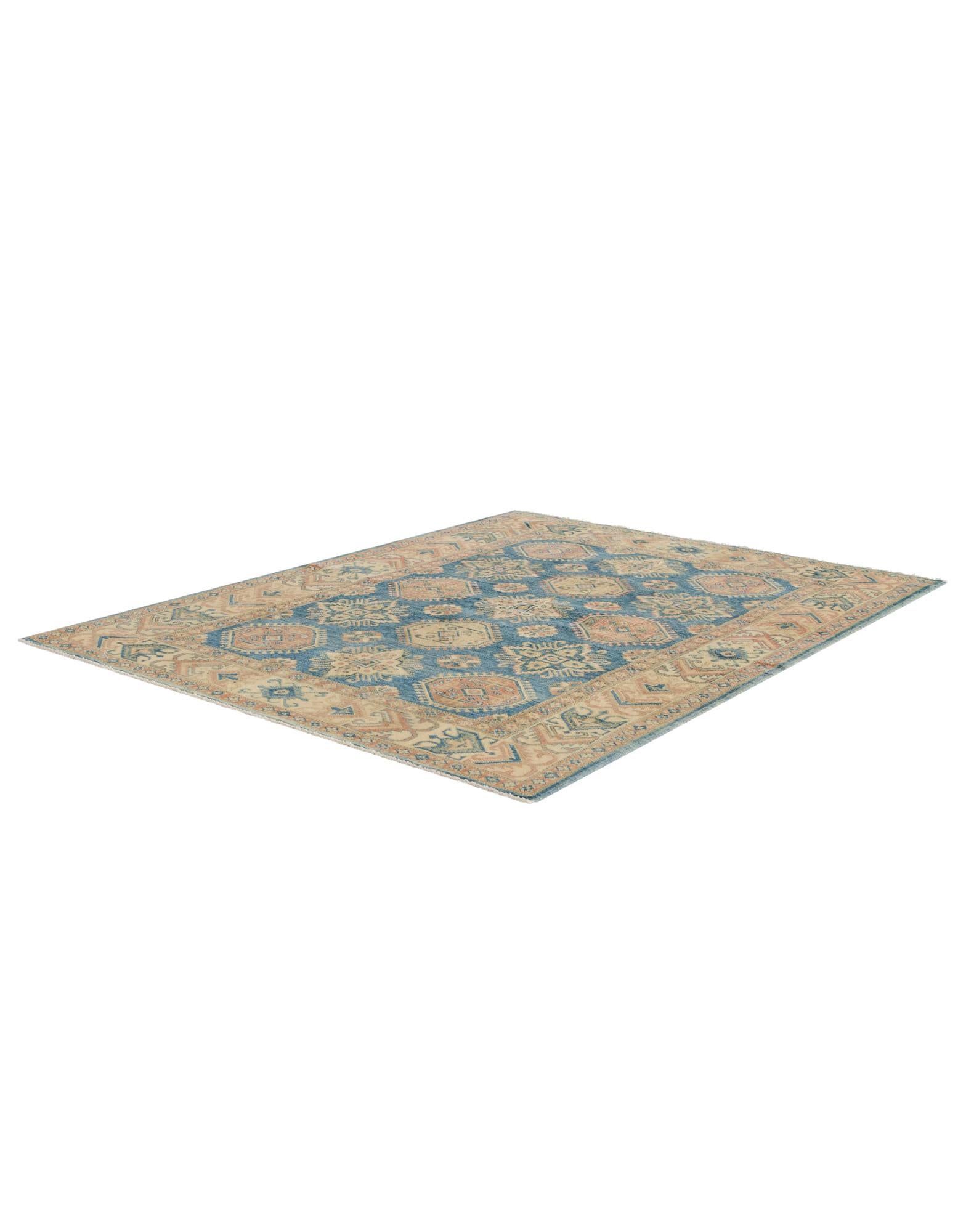 4' 11 x 6' 6 Hand Knotted Oushak Wool Rug