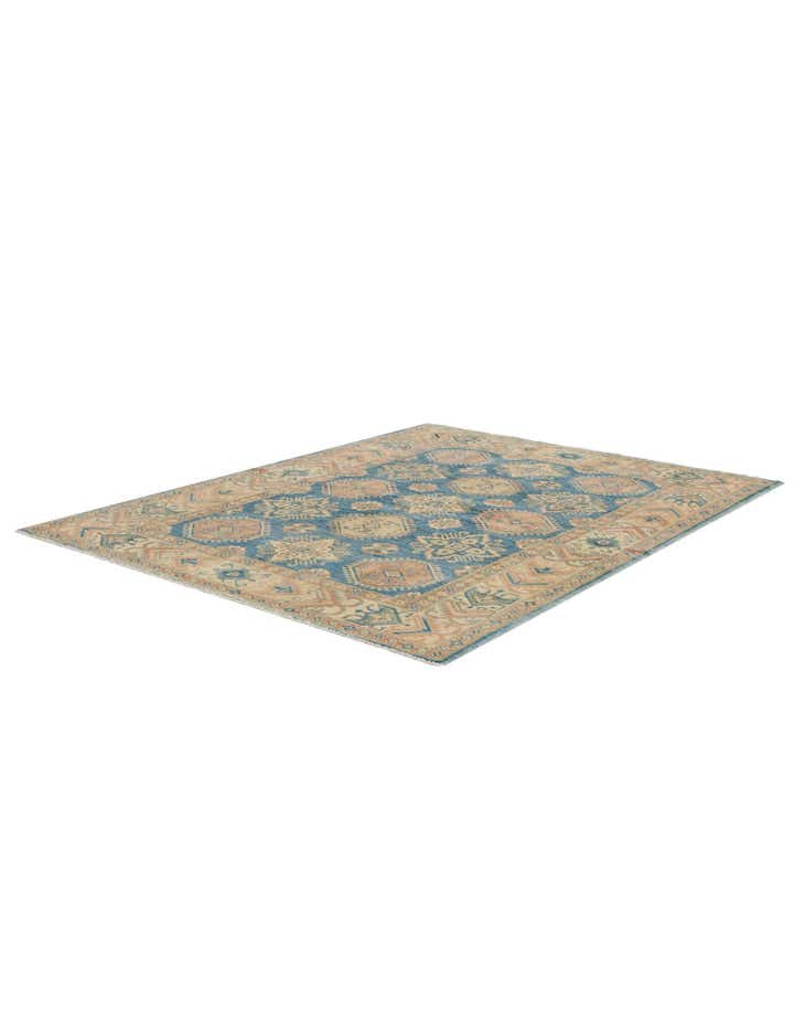 4' 11 x 6' 6 Hand Knotted Oushak Wool Rug