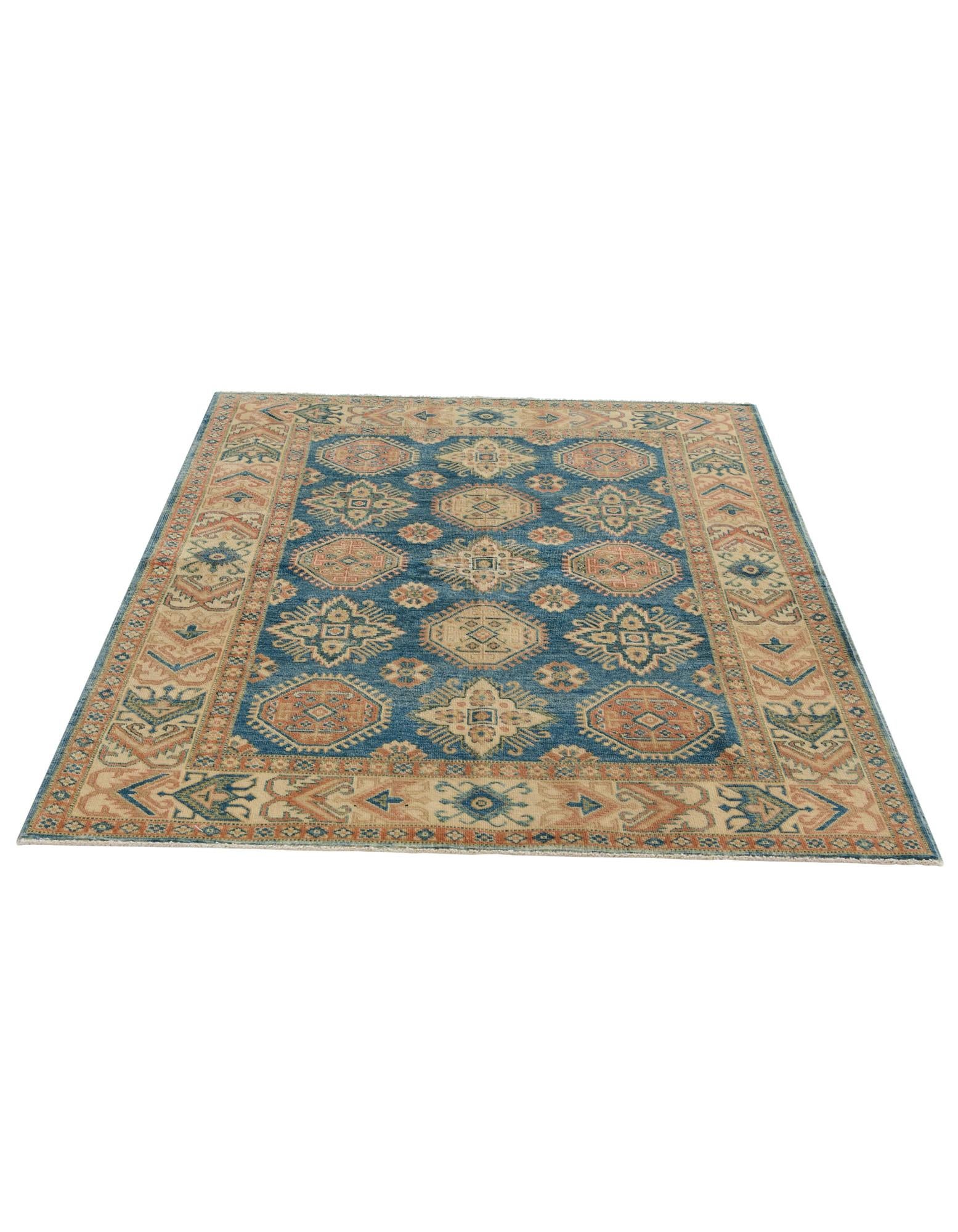 4' 11 x 6' 6 Hand Knotted Oushak Wool Rug