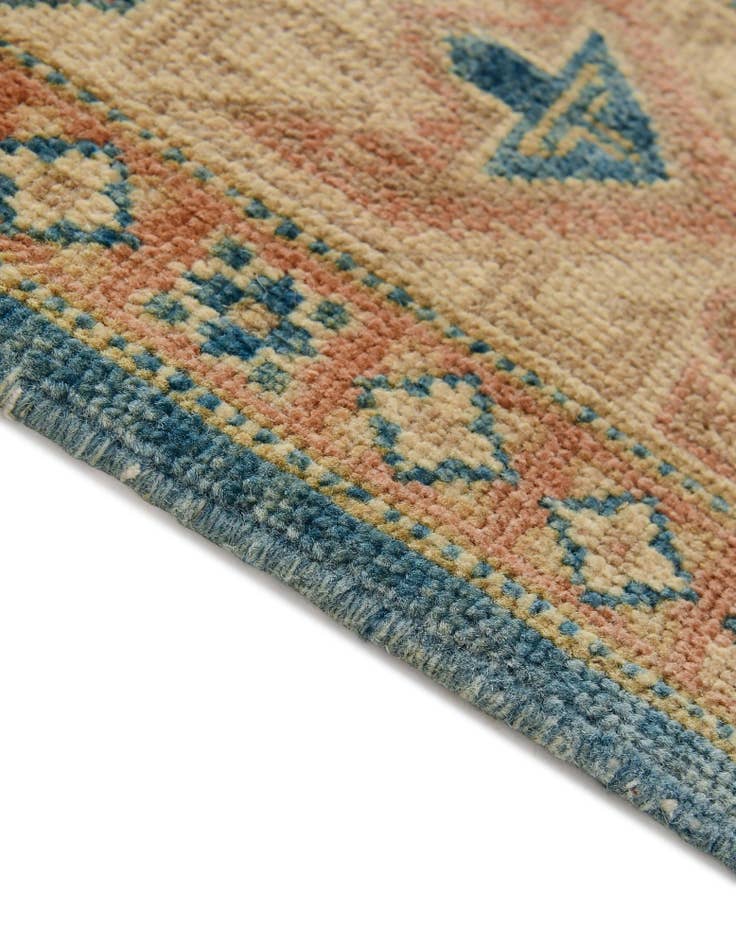 Detail image of 4' 11 x 6' 6  Hand Knotted Oushak Wool Rug