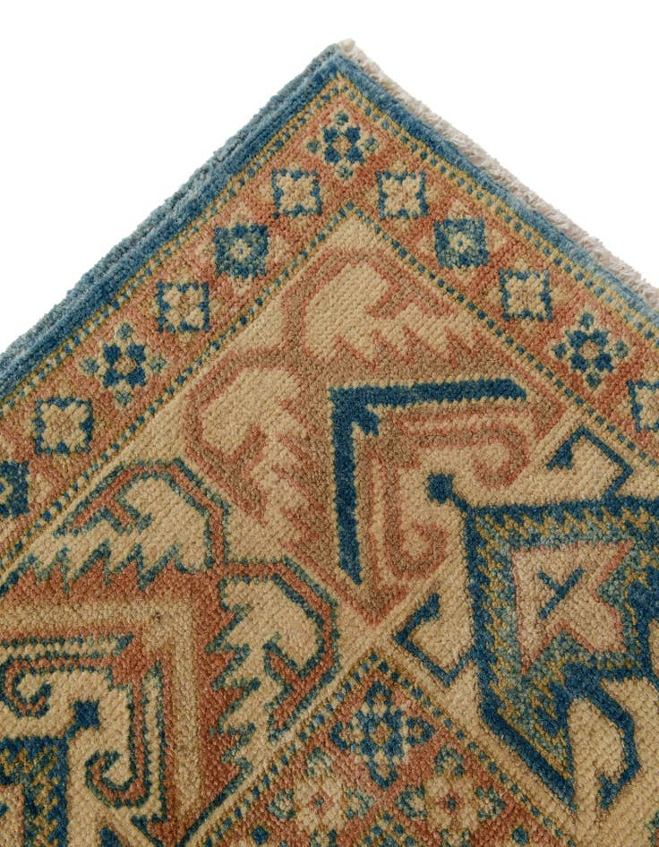 Detail image of 4' 11 x 6' 6  Hand Knotted Oushak Wool Rug