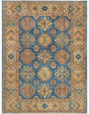 4' 11 x 6' 6 Hand Knotted Oushak Wool Rug